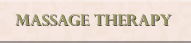 massage therapy